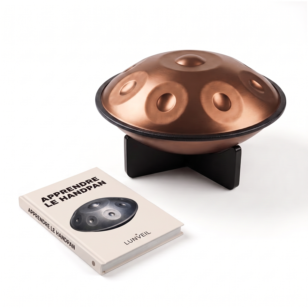 Handpan MYRÄN Lunveil avec la méthode Apprendre le handpan